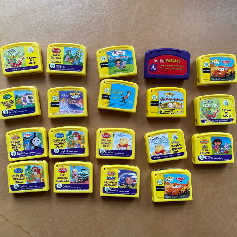 My first leap pad games - set of 19 games